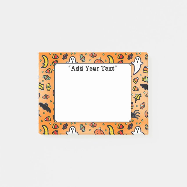 Bloco Post-it Halloween (Frente)