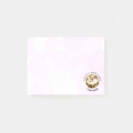 Bloco Post-it HammyVille - Hamster bonito com citação motivacion