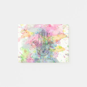 Bloco Post-it HAMSA Mão do símbolo da fatima