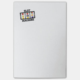 Bloco Post-it Ícone Inclinação da Máquina de Slot