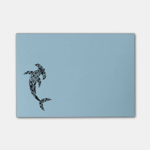 Bloco Post-it Ilustração tribal do tubarão de Hammerhead