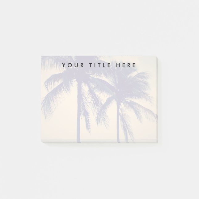 Bloco Post-it Imagem de fundo feita sob encomenda do watermark (Frente)