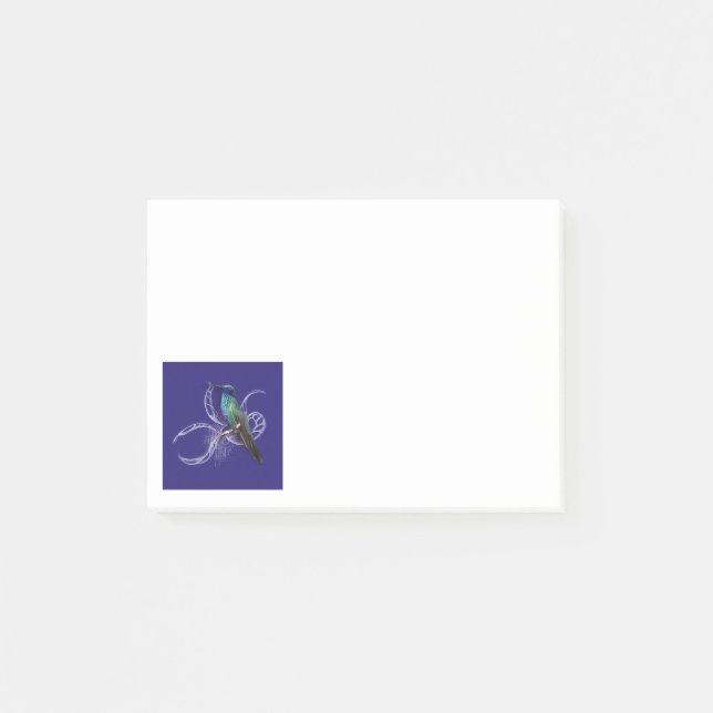 Bloco Post-it Incrível Hummingbird - personalize adicionando nom (Frente)