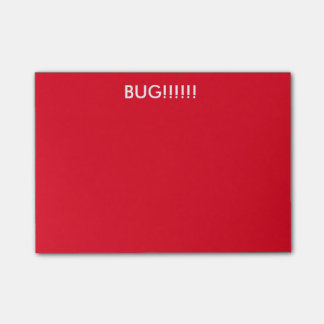 Bloco Post-it Inseto!!!! Notas pegajosas