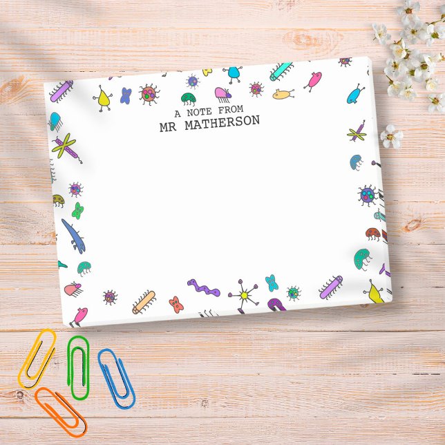 Bloco Post-it Insetos Mini Cute e Mini Criaturas (Criador carregado)