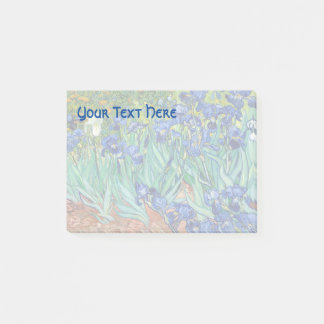 Bloco Post-it Irisa Vincent van Gogh Flowers Fine Art Painting