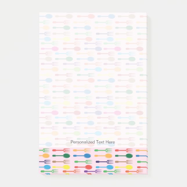 Bloco Post-it Jantando a textura (Frente)