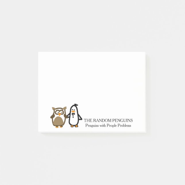 Bloco Post-it JOEL & PHILLIP em post-it (Frente)