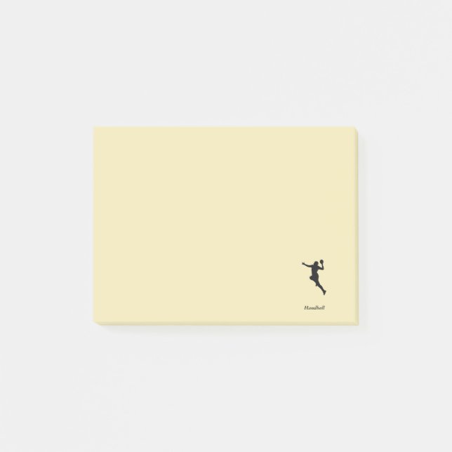 Bloco Post-it Jogador de Andebol (Frente)