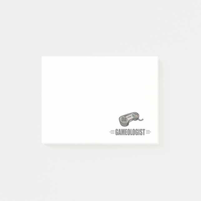 Bloco Post-it Jogos engraçados (Frente)