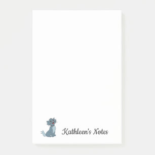 Bloco Post-it Kitty Cat Love Notes Personalizar texto GATINH