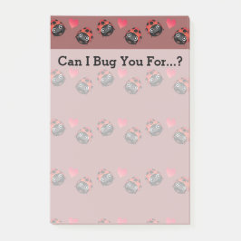 Bloco Post-it Ladybug Love (Padrão)