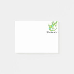 Bloco Post-it Lagarto Emoji do geco