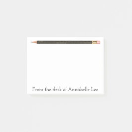 Bloco Post-it Lápis Preto Um