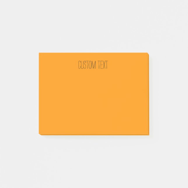 Bloco Post-it Laranja Pastel (Frente)