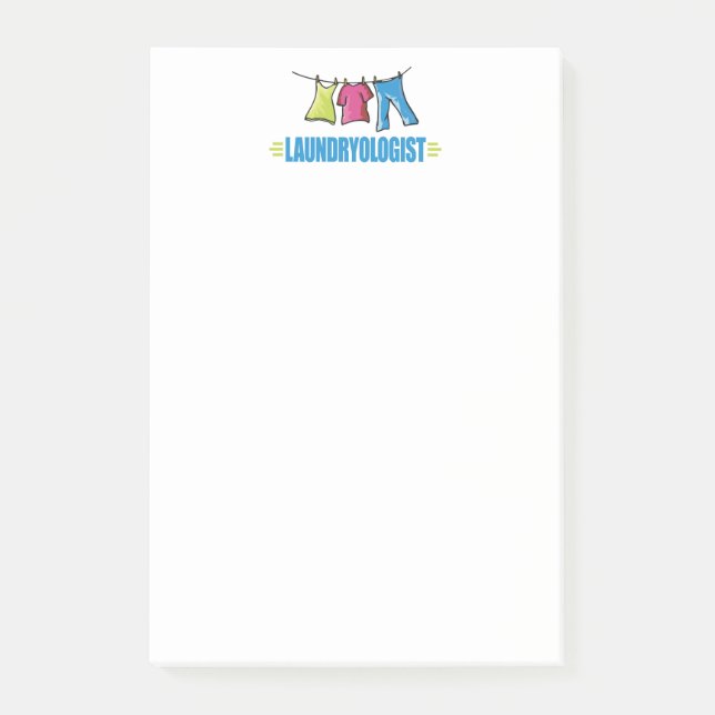 Bloco Post-it Lavagem Engraçada (Frente)