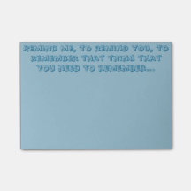 Lembre-o notas de post-it
