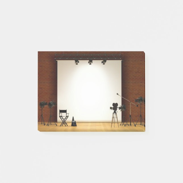 Bloco Post-it Lembrete de Data do Filme (Frente)