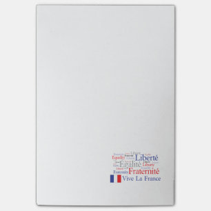 Bloco Post-it Liberté - Egalité - Fraternité: Revolução Fra