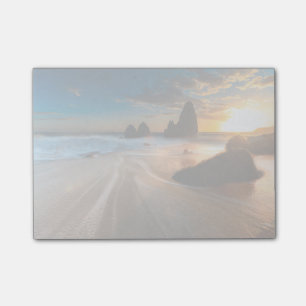 Bloco Post-it Linha Costeira Ao Sol Norte California