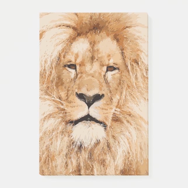 BLOCO POST-IT LION PORTRAIT (Frente)