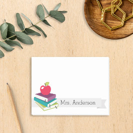Bloco Post-it Livros Personalizados de Professores Notas de Post