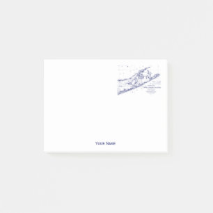 Bloco Post-it Long Island - O Mapa De Hamptons