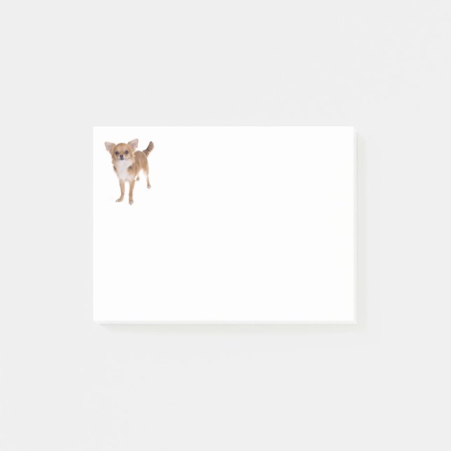 Bloco Post-it Love Chihuahua Puppy Dog Posta IT Sticky Notes (Frente)