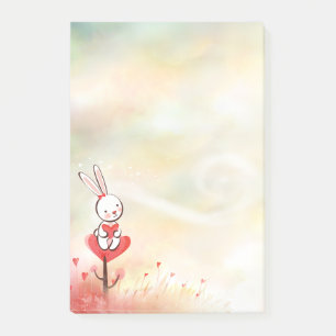 Bloco Post-it Love Hearts Bunny