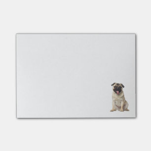 Bloco Post-it Love Pug Puppy Dog Posta IT Stick Notes