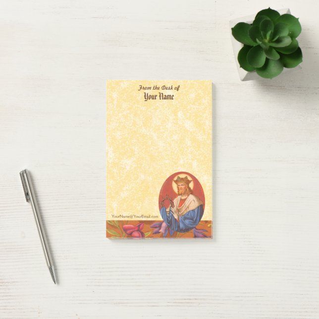 Bloco Post-it Luís IX, Rei (PM 05) 4"x6" (Escritótio)