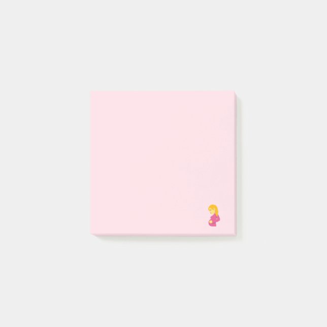 Bloco Post-it Mãe Grávida Emoji (Frente)