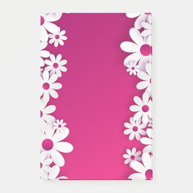 Bloco Post-it Margaridas (Frente)