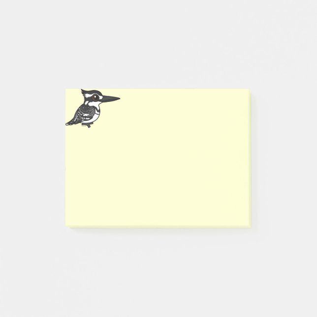 Bloco Post-it Martinho pescatore Pied de Birdorable (Frente)