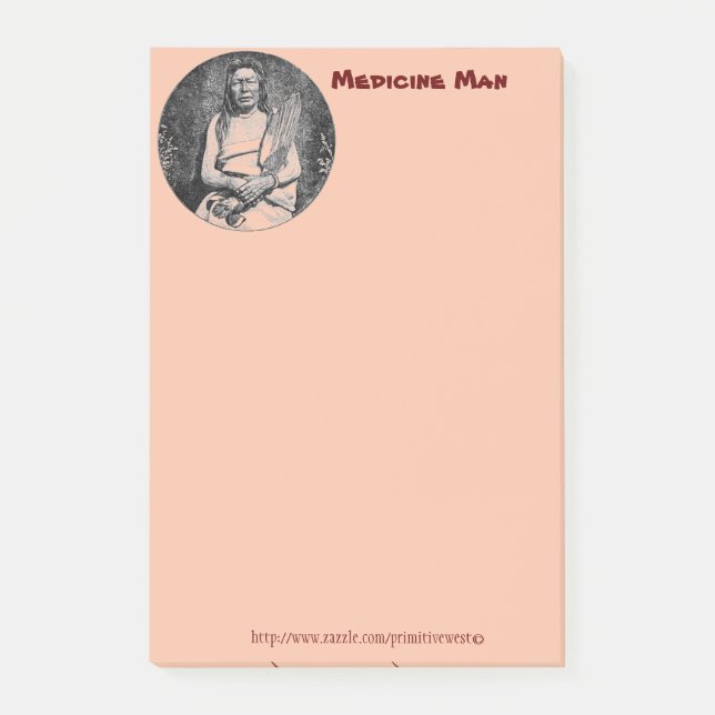 Bloco Post-it "Medicine Man" (Frente)