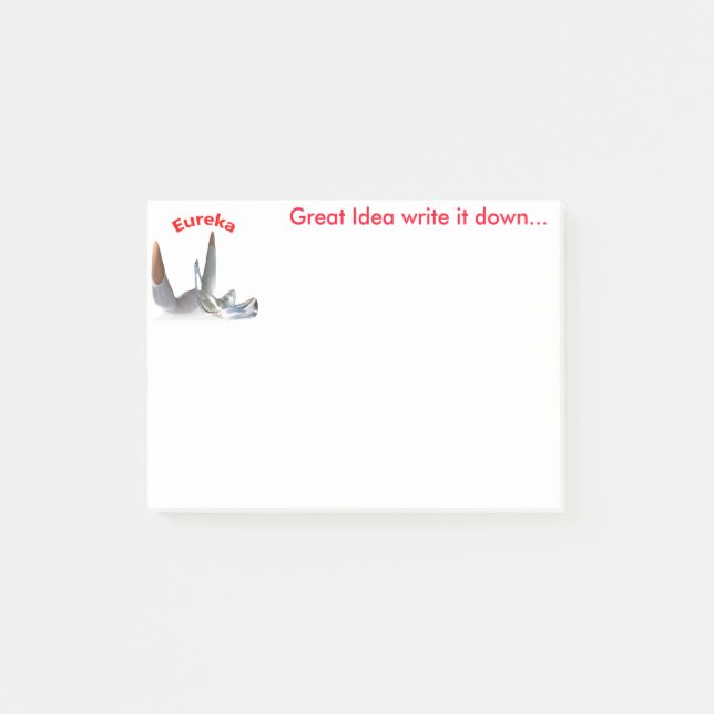 Bloco Post-it Memos de Grandes Ideias (Frente)