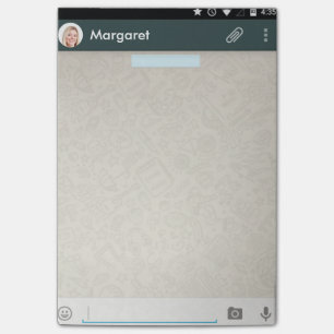 Bloco Post-it Mensagem da nota de post-it do iPhone 6 da tela