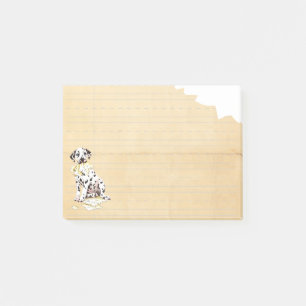 Bloco Post-it Meu Dalmatian comeu meus trabalhos de casa