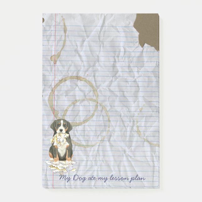 Bloco Post-it Meu GSMD Comeu meu Plano de Lição (Frente)