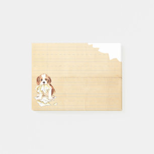 Bloco Post-it Meus Cavalier comeram meus trabalhos de casa