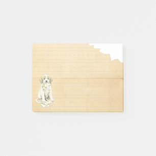 Bloco Post-it Meus grandes Pyrenees comeram meus trabalhos de