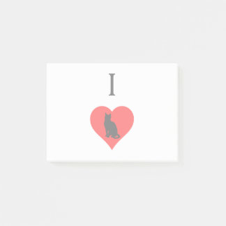 Bloco Post-it Mim gatos do coração