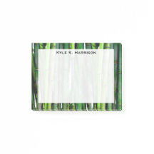 Monograma Feng Shui Bambu Verde Riqueza