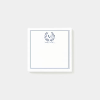 Bloco Post-it Monograma Wreath