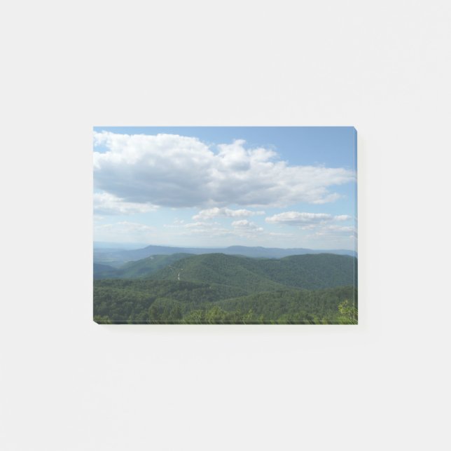 Bloco Post-it Montanhas Appalachian I Shenandoah (Frente)
