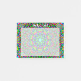 Bloco Post-it Mundo psicadélico