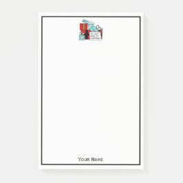 Bloco Post-it Não Abrir até o Natal apresentar Natal