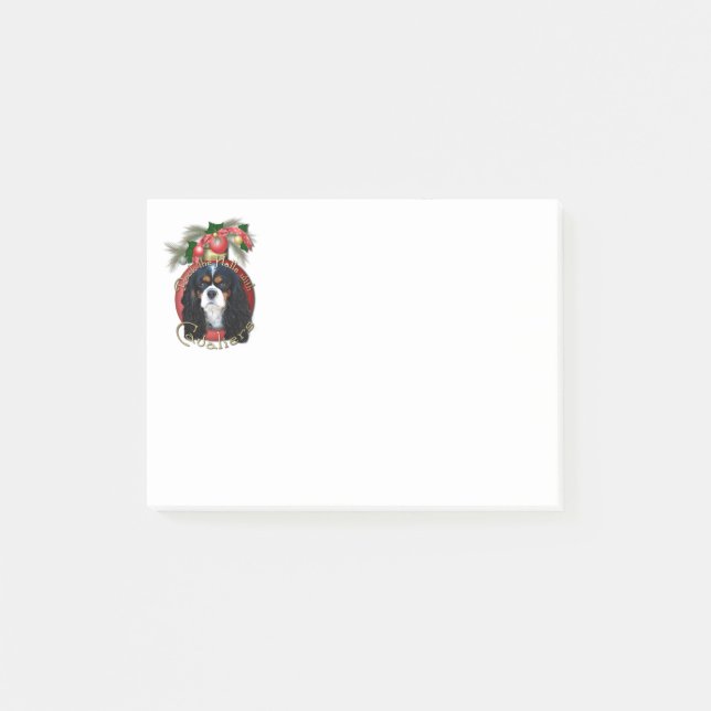 Bloco Post-it Natal - plataforma os salões - Cavaliers - Tri Cor (Frente)