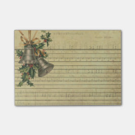 Bloco Post-it Natal vintage Bels & almofadas de nota da