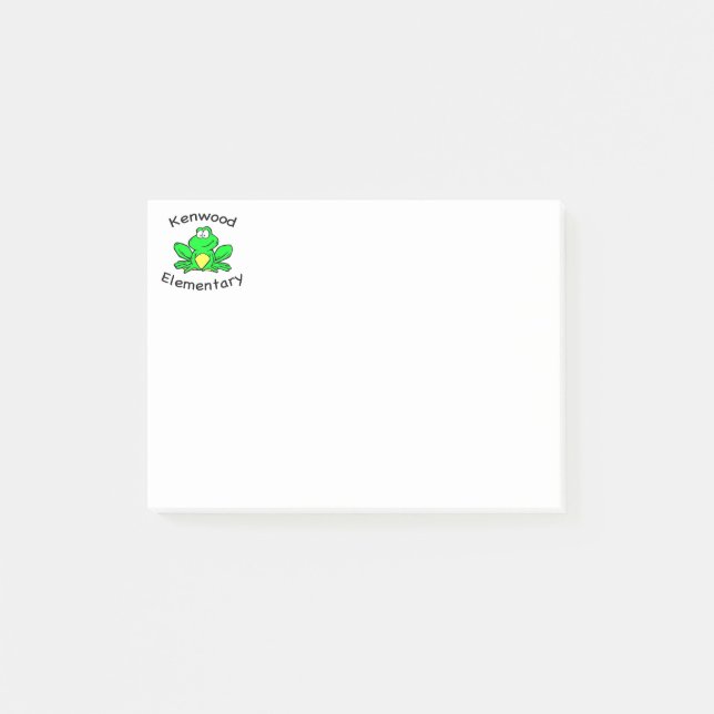 Bloco Post-it nota de post-it 4x3 (Frente)